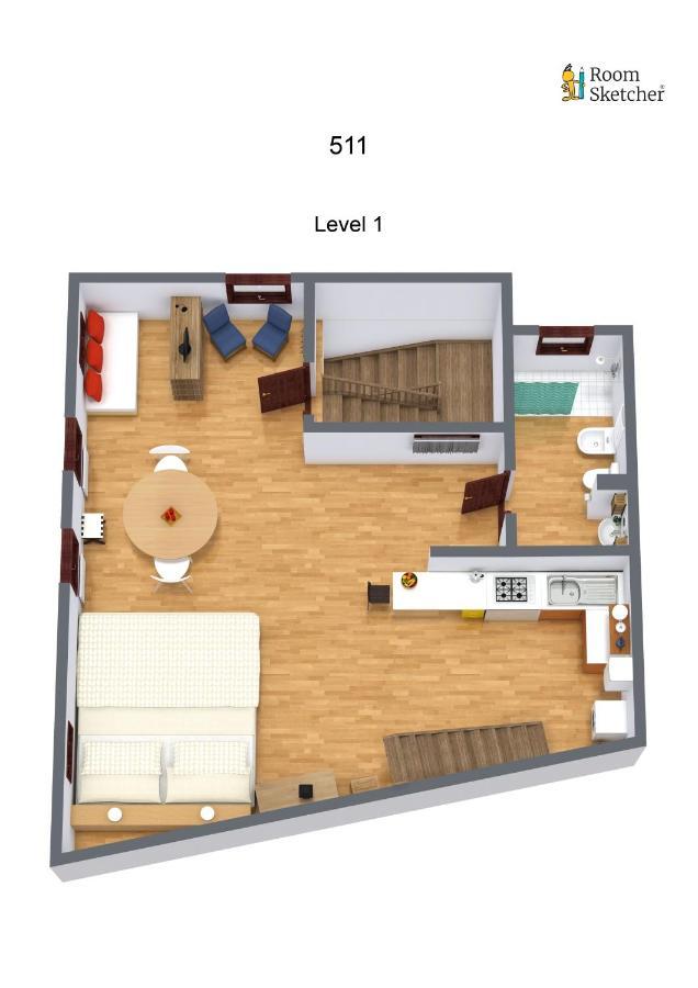 Apartament Ca' Marcello Terrace 511 Altana Wifi *